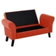 thumbnail image 4 of Banqueta Baul Lua 2c Felpa 20 Naranja, 4 of 6