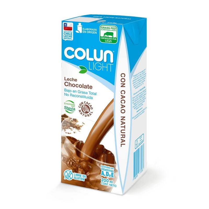 Leche Light Chocolate 200 ml Colun
