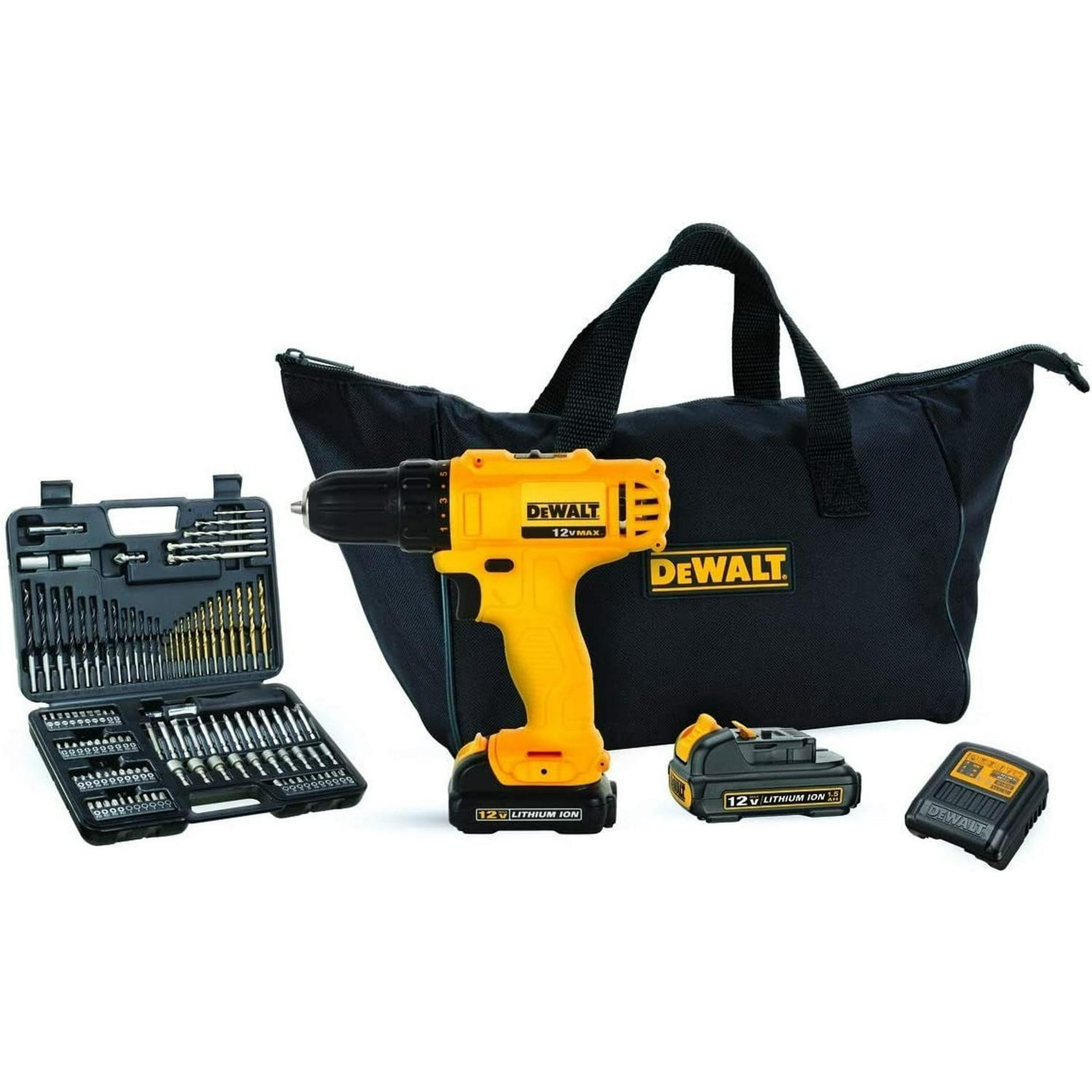 Taladro Atornillador Dewalt Dcd700c2a-b2 + 109 Accesorios