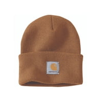 Gorro Carhartt De Punto Con Puños Para Hombre, Color Marrón
