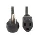 thumbnail image 1 of Cable de extensión de alimentación Tripp Lite 5-15P a 5-15R 14 AWG 15 A 1 m, 1 of 1