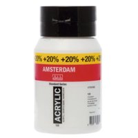 Acrílico Amsterdam Serie Standard 105 Blanco Titanio 600 Ml