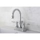 thumbnail image 2 of Grifo para lavabo Kingston Brass Naples de 4 pulgadas, instalación central, 2 of 3
