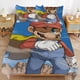 thumbnail image 1 of Super Mario 3-Piece Comforter Set for Bedroom Super Mario Bedding Set for Kids Adults Soft Microfiber Duvet Cover Set with Zipper Closure, 1 of 5