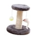thumbnail image 3 of Poste rascador para gatos, marco de escalada de sisal para gatos en interiores, lindo poste rascador interactivo de sisal para gatitos, decoración del Gris, 3 of 5