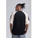 thumbnail image 3 of Polera Hombre Manga Contra Tono Negro, 3 of 4