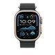 thumbnail image 3 of Correa para Apple Watch Ocean Band negra con acabado de titanio de 49 mm, 3 of 3