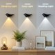 thumbnail image 3 of Aplique de pared Civicia Pack de 2 en negro obsidiana – plástico, 3 of 7