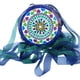 thumbnail image 5 of Pandereta de 6 pulgadas, instrumento Musical de percusión, tambor de mano para niños, juguete educativo Musical para fiesta, KTV, Festival infantil, Azul, 5 of 5