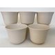 thumbnail image 1 of Set de 5 Maceteros Biodegradables Curvo Blanco, 1 of 3