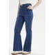 thumbnail image 2 of Jeans Mujer Flare Bolsillo Azul Oscuro- ll, 2 of 4