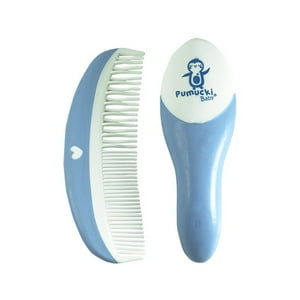 Pumucki - Set Cepillo Y Peine Celeste