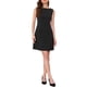 thumbnail image 1 of INSPIRE CHIC Vestido de Mujer Elegante para el Trabajo Cuello Barco Sin Mangas Línea A Mini Vestido XL Negro, 1 of 6