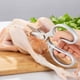 thumbnail image 2 of 1pc Stainless Steel Kitchen Scissors, Multifunctional Chicken Bone Scissors, Ultra Sharp Kitchen Shears, Heavy Duty Household Food Scissors, 2 of 4