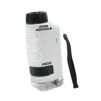 Bothyi - Microscopio De Juguete Científico Para Niños, 60-120X, Portátil, Para Niños, Niñas Y Escuela, Color Blanco