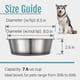 thumbnail image 5 of Cuencos Para Perros De Acero Inoxidable Antideslizantes De 1 8 L (2 Unidades), 5 of 7