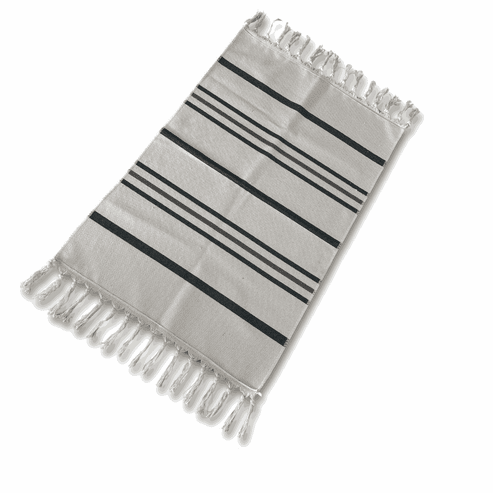 Estilodomus - Alfombra Bajada De Cama 90x59cm Boho Colorido Decorativa Nórdico