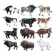 thumbnail image 4 of 12x Figuras De Animales De Simulación En Miniatura De Animales De Vaca Para Colección De Ni?os, 4 of 5