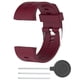 thumbnail image 5 of Reloj de pulsera de repuesto para reloj de pulsera suave para Polar V800 rojo vino, 5 of 5