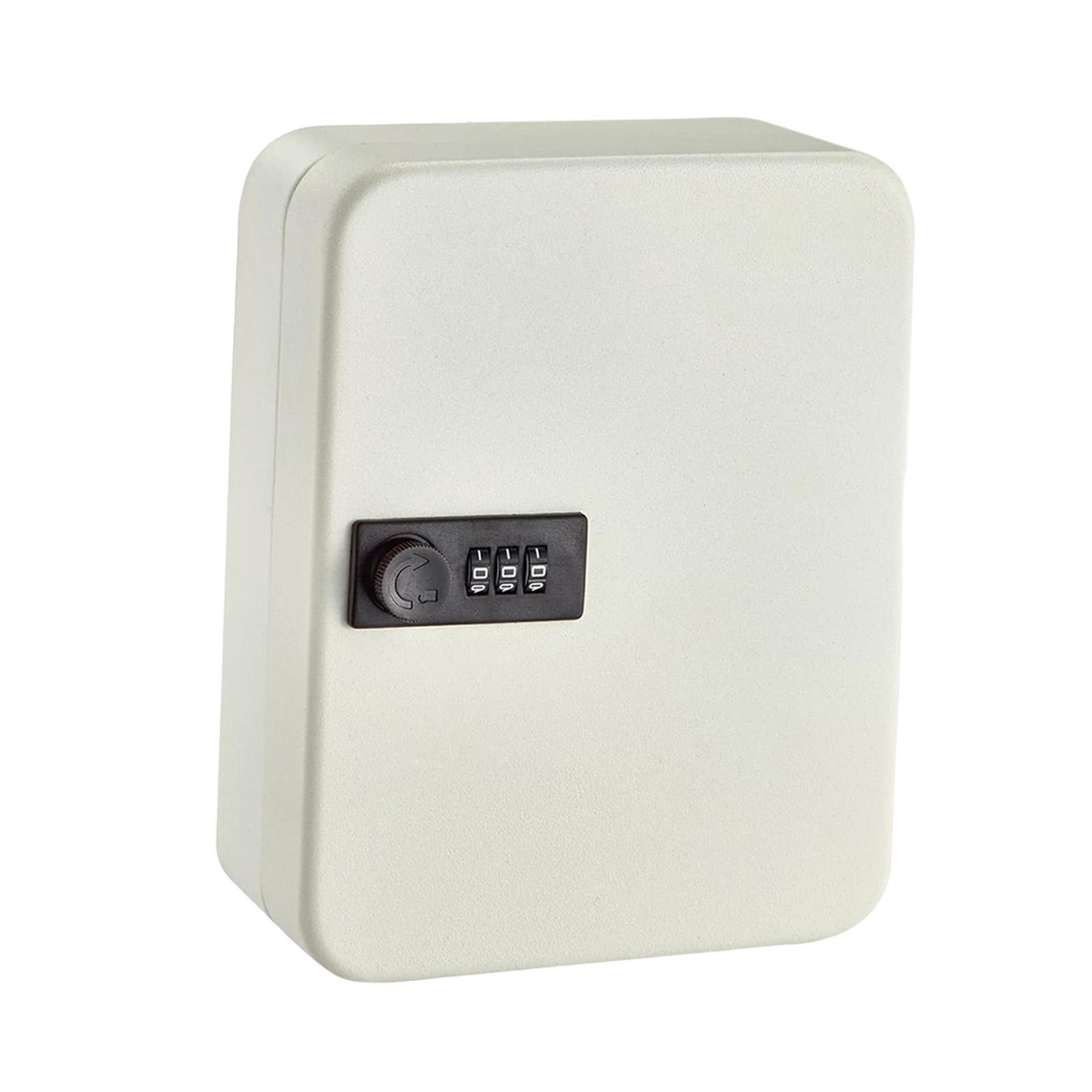 Ioensy - Caja De Llaves De Seguridad Para Gabinete De Llaves, Caja De Bloqueo De Llaves Que Ahorra Espacio Para Pared De Gabinete De Hoteles