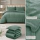 thumbnail image 3 of CUBRECAMA MARTINÉ MICROFIBRA EMBOSSED SONYA CON SHERPA 2 PLAZAS VERDE – 230 X 250 CM, 3 of 3