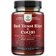 thumbnail image 1 of Suplemento de arroz de levadura roja artesanal de Natures, 1200 mg con 100 mg de CoQ10, 1 of 3