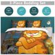 thumbnail image 5 of x87 Garfield Bed Duvet Cover Microfiber Bedding Sets 3D Printed Lightweight 3 Piece Comforter Sets, 1 Duvet Cover And 2 Pillow Shams for Kids Boys Girls 79"x90" jn87, 5 of 5