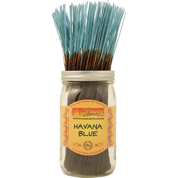 Incienso Wildberry Havana Blue - 100 varillas de 28 cm