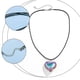 thumbnail image 3 of Gargantilla con colgante de corazón grande: collar de cristal grueso con forma de corazón hinchado para mujer, joyería Y2K, regalo para adolescentes., 3 of 6
