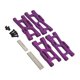 thumbnail image 3 of Brazo De Suspensión RC DIY Para Actualización De Vehículos Sobre Orugas Wltoys 1/14 144016 144018 Violeta, 3 of 5