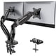 thumbnail image 1 of Soporte Dual Monitores HUANUO HNDS6 1332 VESA Ajustable, 1 of 3
