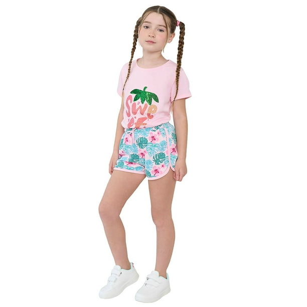 Short Niña Kids Punto Rosado Corona