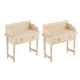 thumbnail image 5 of 2 Uds Escritorio De Madera Tocador De Maquillaje Para Muebles De Casa De Mu?ecas 1/12, 5 of 5