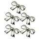 thumbnail image 2 of 5x Clips De Zapatos De Moda Accesorios De Hebilla De Lazo Nupcial Prendas De Vestir Plata, 2 of 5