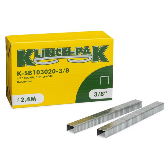 Grapas Klinch-Pak 1/2" x 3/8" 2400 unidades