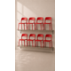 thumbnail image 1 of Pack de 8 Sillas Kentucky de Terraza Exterior o Comedor  - Roja, 1 of 6