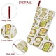 thumbnail image 5 of Pan Tostado Tema: Calcetines de Navidad, fino lino blanco para colgar en escaleras y chimenea, decoración navideña para el hogar, regalo de Navidad. 45cm × 32cm, 5 of 5