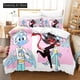 thumbnail image 1 of Hazbin Hotel Fashion Moxxie Boss Bedding Set Boys Girls Duvet Cover Pillowcase Bed Adult Bedroom, 1 of 5