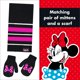 thumbnail image 4 of Set de Gorro, Bufanda y Manoplas para Niños Pequeños de Minnie Mouse de Disney, 4 of 6