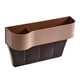 thumbnail image 3 of Organizador Para Espacio De Asiento De Coche Con Portavasos, Relleno Para Espacio De Asiento, Apto Para Gafas, Lado Del Conductor, Marrón, 3 of 4