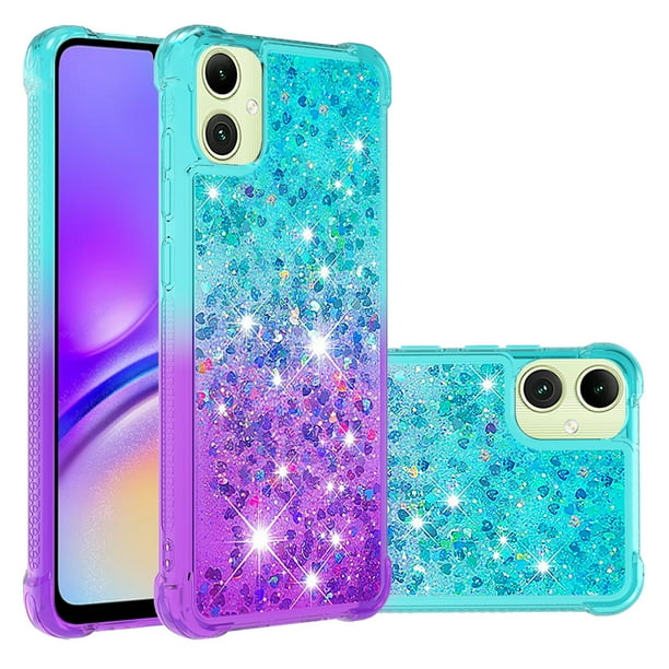 Funda Para Samsung Galaxy A06 Con Diseño Gradiente Y Brillo Líquido Antigolpes Tpu