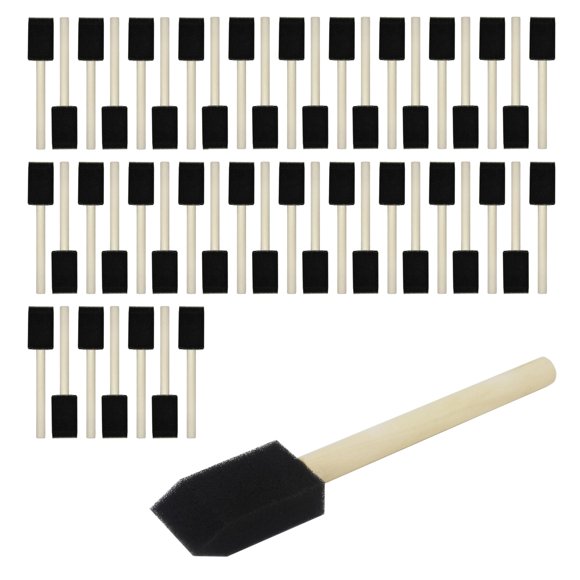 Brochas de espuma FEWANLAND 2,5 cm 50 piezas alta densidad