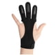 thumbnail image 1 of Guantes de tiro con arco de tres dedos de cuero, protectores de tiro con arco para niños, accesorios de protección para tiro con arco., 1 of 5