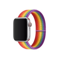 Genérico - Correa Nylon Compatible Iwatch Apple Watch 38/40/41Mm Arcoiris