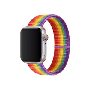 Genérico - Correa Nylon Compatible Iwatch Apple Watch 38/40/41Mm Arcoiris