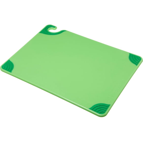 Tabla de cortar San Jamar 38x51x1,3 cm verde Saf‑T‑Grip