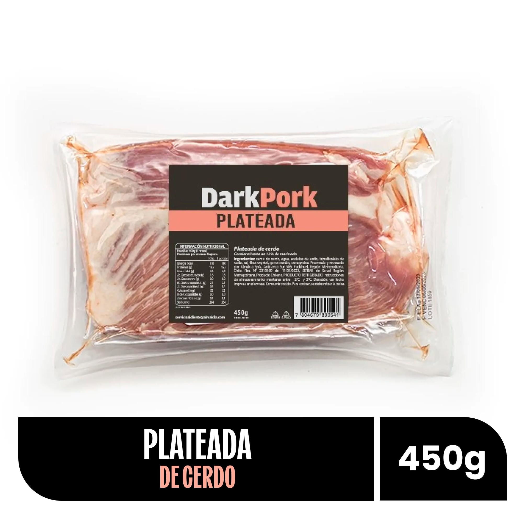 Plateada De Cerdo 450 g Dark Pork