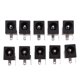 thumbnail image 2 of 10 Piezas 5.5mmx2.1mm DC Power Supply Jack Socket Conector De Montaje En PCB Hembra, 2 of 3