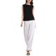thumbnail image 2 of INSPIRE CHIC Blusa sin mangas casual para mujer con cuello redondo y hombros fruncidos XL Negro, 2 of 5