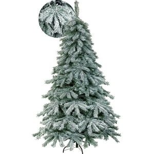 Jardimex - Arbol Navidad Nevado 2.10M Pino Ramas Con Escarchadas